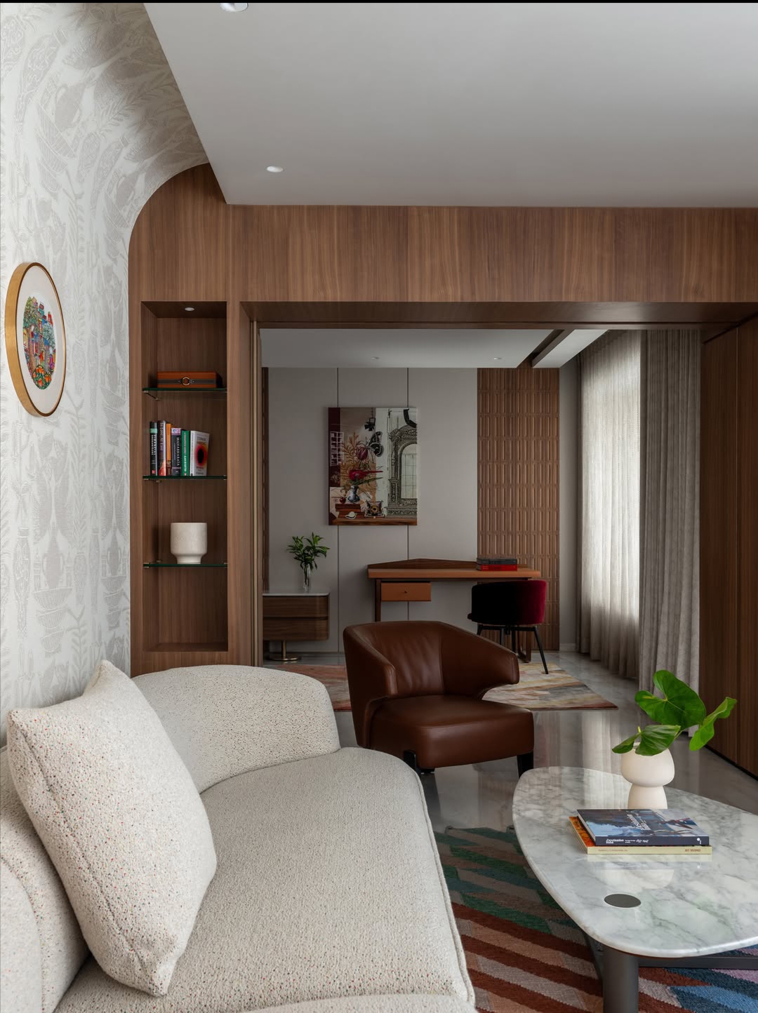 Elegant Gypsum Flooring - Mukesh Interiors